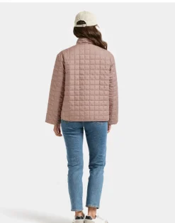 Didriksons naisten tikkitakki Alba WNS JKT, vaaleanpunainen