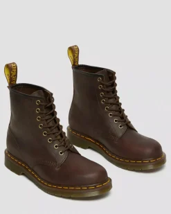 Dr. Martens maiharit 1460 8 EYE BOOT CRAZY HORSE, ruskea