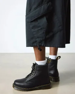 Dr. Martens Miesten Kengät, 1460 WARM LINED GRIZZLY -maiharit Musta