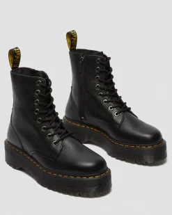 Dr. Martens miesten kengät, JADON III PISA 8 EYE BOOT UNISEX maiharit, Musta