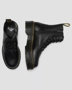 Dr. Martens miesten kengät, JADON III PISA 8 EYE BOOT UNISEX maiharit, Musta