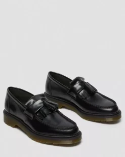 Dr. Martens miesten loaferit Adrian Tassel Loafer Mono Black Smooth, musta