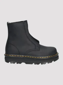 Dr. Martens naisten nilkkurit, ZebZag Lace Less Laceless Boot Musta