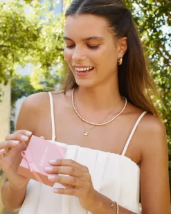 Edblad kaulakoru Lucky Necklace Gold, Gold pleated