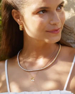 Edblad kaulakoru Lucky Necklace Gold, Gold pleated