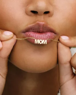 Edblad kaulakoru Mom Necklace, Gold pleated