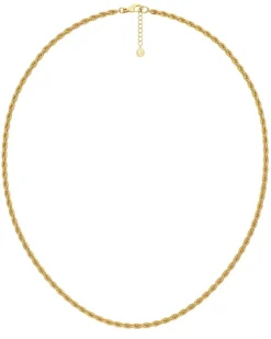 Edblad kaulakoru Rope Chain Necklace Gold, Gold pleated