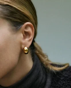 Edblad korvakorut Bold Creoles S, Kullankeltainen