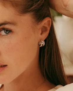 Edblad korvakorut Grace Hoops L Steel, Stainless steel