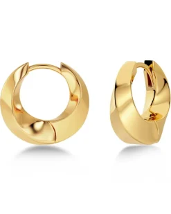 Edblad korvakorut Helix Hoops L, Kullankeltainen