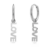 Edblad korvakorut Love Hoops Steel, Stainless steel