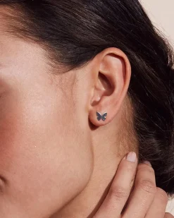 Edblad korvakorut Papillon Studs Steel, Stainless steel