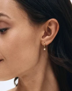 Edblad korvakorut, Peak One Hoops Sirius Gold Kullankeltainen