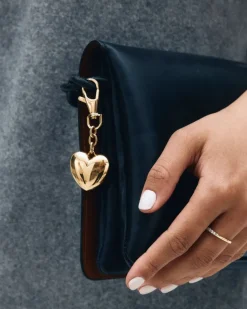 Edblad Laukkukoru, Avaimenperä, HEART Barley Bag Charm, Gold Kullankeltainen