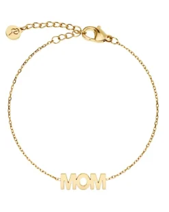 Edblad naisten rannekoru Mom Bracelet, Gold pleated