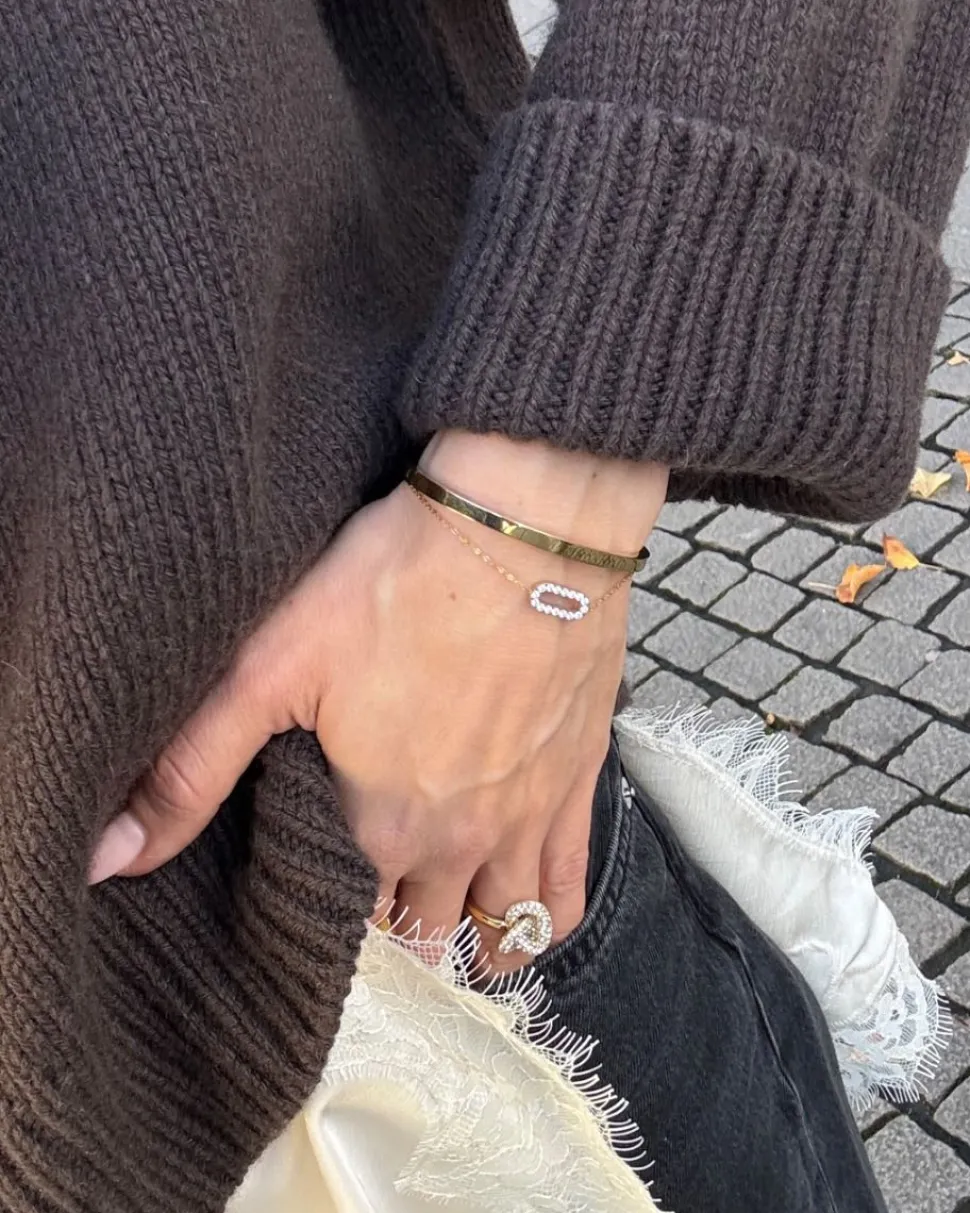 Edblad rannekoru, FAVE BANGLE GOLD Kullankeltainen