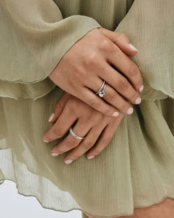 Edblad sormus Glow Ring Mini Steel, Stainless steel