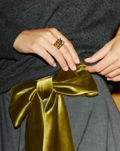 Edblad sormus Peak Ring Gold, Gold pleated