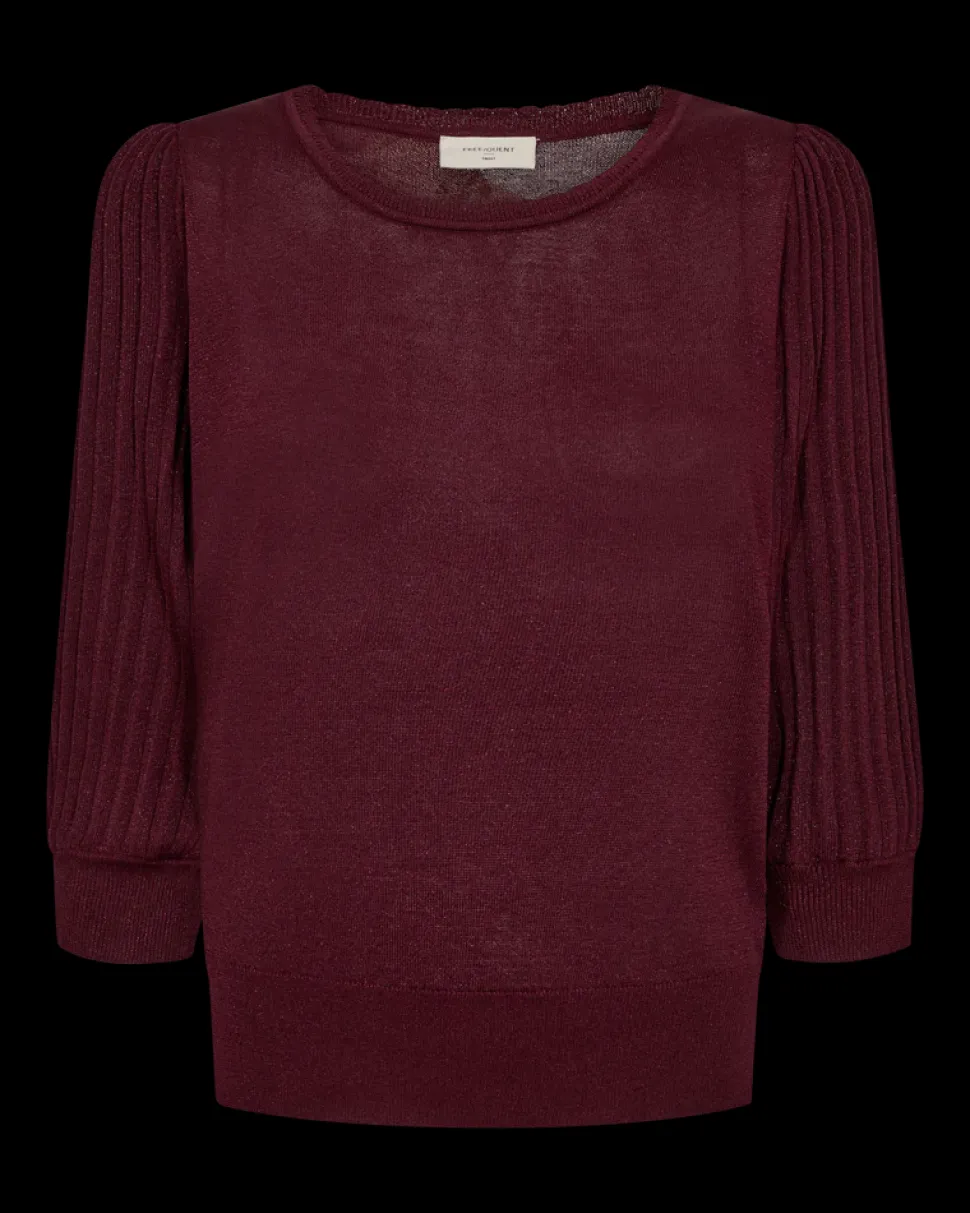 Freequent Glitta Pullover, Viininpunainen