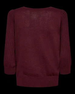 Freequent Glitta Pullover, Viininpunainen