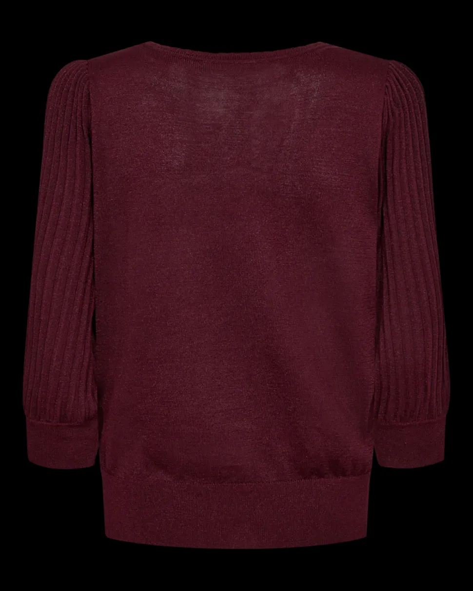 Freequent Glitta Pullover, Viininpunainen