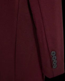 Freequent Naisten Bleiseri Nanni ja Fashion Strukture Viininpunainen