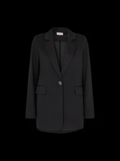 Freequent Naisten Bleiseri Nanni ja Fashion Strukture Musta