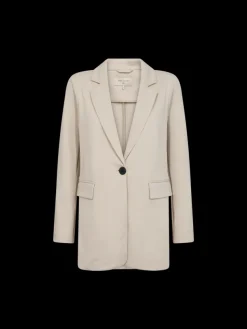 Freequent Naisten Bleiseri Nanni ja Fashion Strukture Vaalea Beige