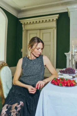 Freequent naisten hame LALLY SKIRT, musta