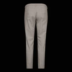 Freequent naisten housut, REX PANT Beige Ruutu