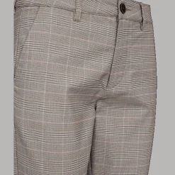 Freequent naisten housut, REX PANT Beige Ruutu