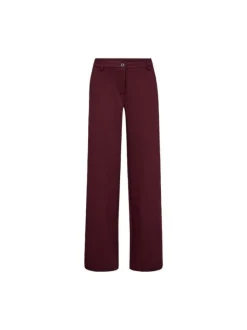 Freequent Naisten Housut NANNI PANT Viininpunainen
