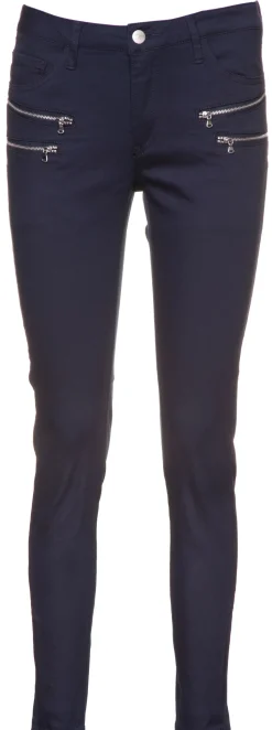 Freequent Naisten Housut, Aida 7/8 Tummansininen