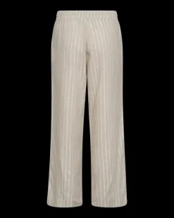 Freequent naisten housut, LALUX PANTS Raidallinen Beige