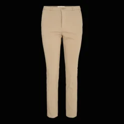 Freequent Naisten Housut, SOLVEJ ANKLE PANT Vaalea Beige