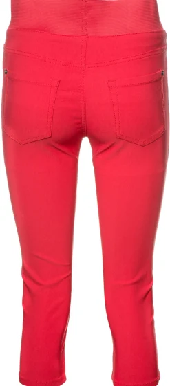 Freequent Naisten Housut, Shantal Capri Power Kirkkaanpunainen