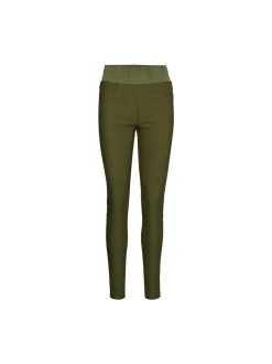 Freequent Naisten Housut, Shantal Power Pants Khaki
