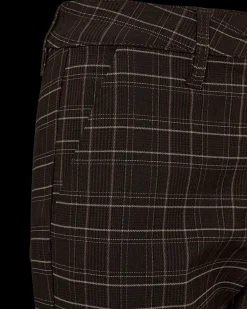 Freequent naisten housut, REX PANT Beige Ruutu