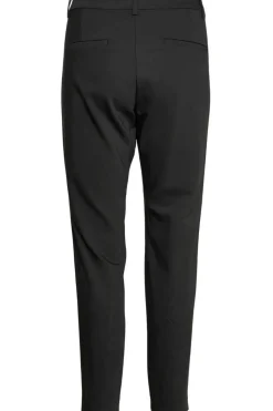 Freequent Naisten Housut ISADORA ANKLE PA ZIP POCKET Musta