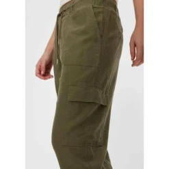 Freequent Naisten Kesähousut, LAVA PANTS Khaki