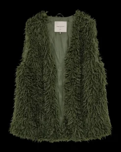 Freequent naisten liivi, FINE VA TUMMANVIHREÄ