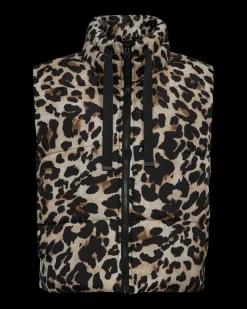 Freequent naisten liivi, JOYCO WAISTCOAT Ruskea Kuosi