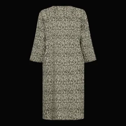 Freequent naisten mekko, ADNA DRESS Vihreä Kuosi