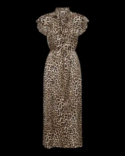 Freequent naisten mekko, BAYLIN DRESS Ruskea Kuosi