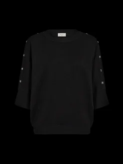 Freequent Naisten Neule, ANI PULLOVER Musta