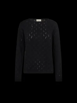 Freequent naisten neule, DODO PULLOVER Musta