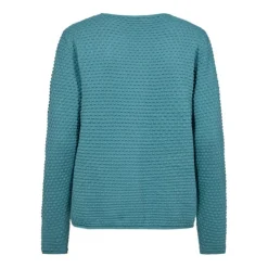 Freequent Naisten Neule DODO PU DOTTIE 100%CO Turkoosinsininen