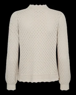 Freequent Naisten Neule, GINA PULLOVER Vaalea Beige