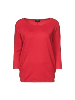 Freequent Naisten Neule, Jone Plain Kirkkaanpunainen