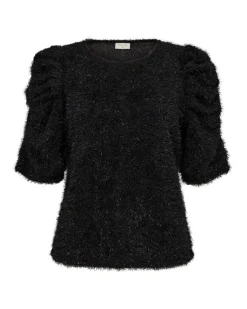 Freequent Naisten Neule, MOLUREX BLOUSE Musta